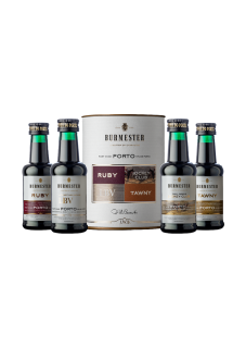 Burmester, Porto DOP Assorti koker 4 x 0,05 lt, Ruby, Tawny, LBV, Jockey Club