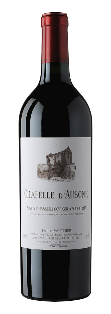 Château Ausone, Saint Émilion AC Chapelle d'Ausone. 2e wijn GC
