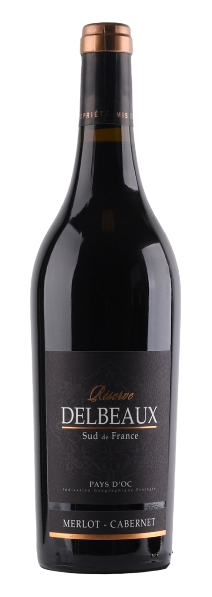 Delbeaux, Pays d'Oc IGP Réserve Merlot-Cabernet