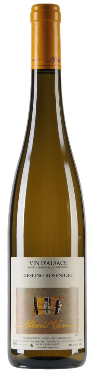 Domaine Albert Mann, Alsace AC Riesling Rosenberg  BIO