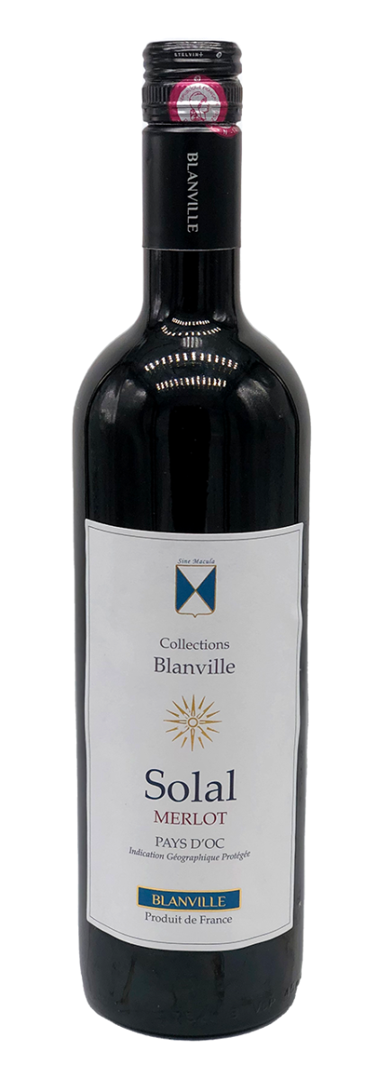 Château Haut-Blanville, Pays d'Oc IGP Solal, Merlot