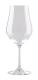Crystalex,  Tulipa Bordeauxglas  Middel 450 ml.