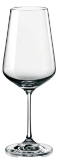 Crystalex,  Sandra Rode wijnglas 450 ml.