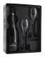 Ferrari, Trento DOC Black tin Gift box 1 fles Maximum Brut + 2 flûtes