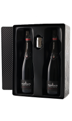 Ferrari,  Ferrari, Black Tin Gift box 2 fles Maximum Brut + Stopper
