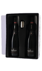 Ferrari,  Ferrari, White Tin Gift box 2 fles Maximum Brut+ Stopper
