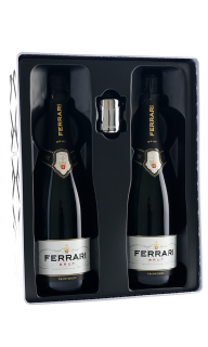 Ferrari,  Ferrari, White Tin Gift box 2 fles Brut+ Stopper
