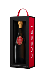 Champagne Gosset,  Black and Red gift box 1 btl