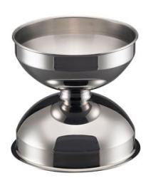 Accessoires,  Spittoon RVS Tafelmodel - Diameter 24 cm.