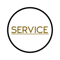 Service,  Opplakken sticker proeffles