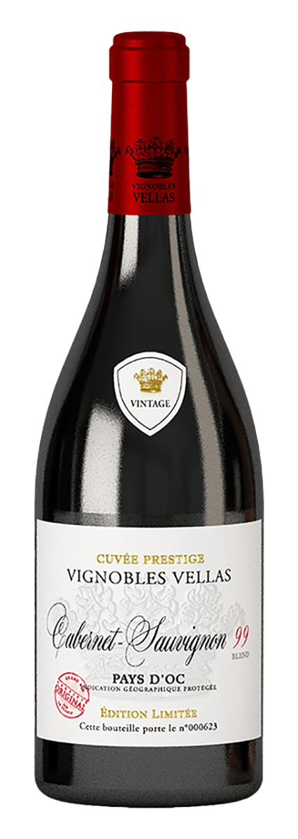 Vignobles Vellas, Pays d'Oc IGP Cabernet Sauvignon, Blend 99